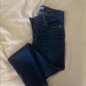 7 for all mankind skinny bair denim